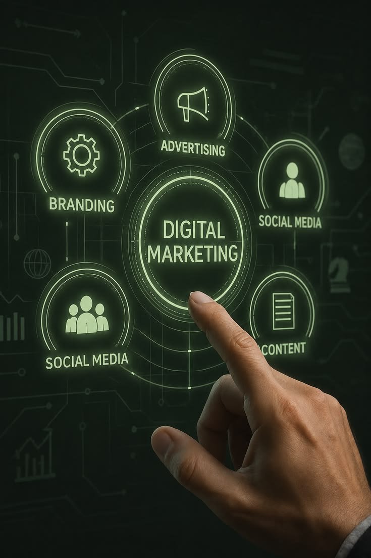 structure of digital marketing